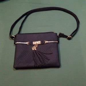 Black and gold purse